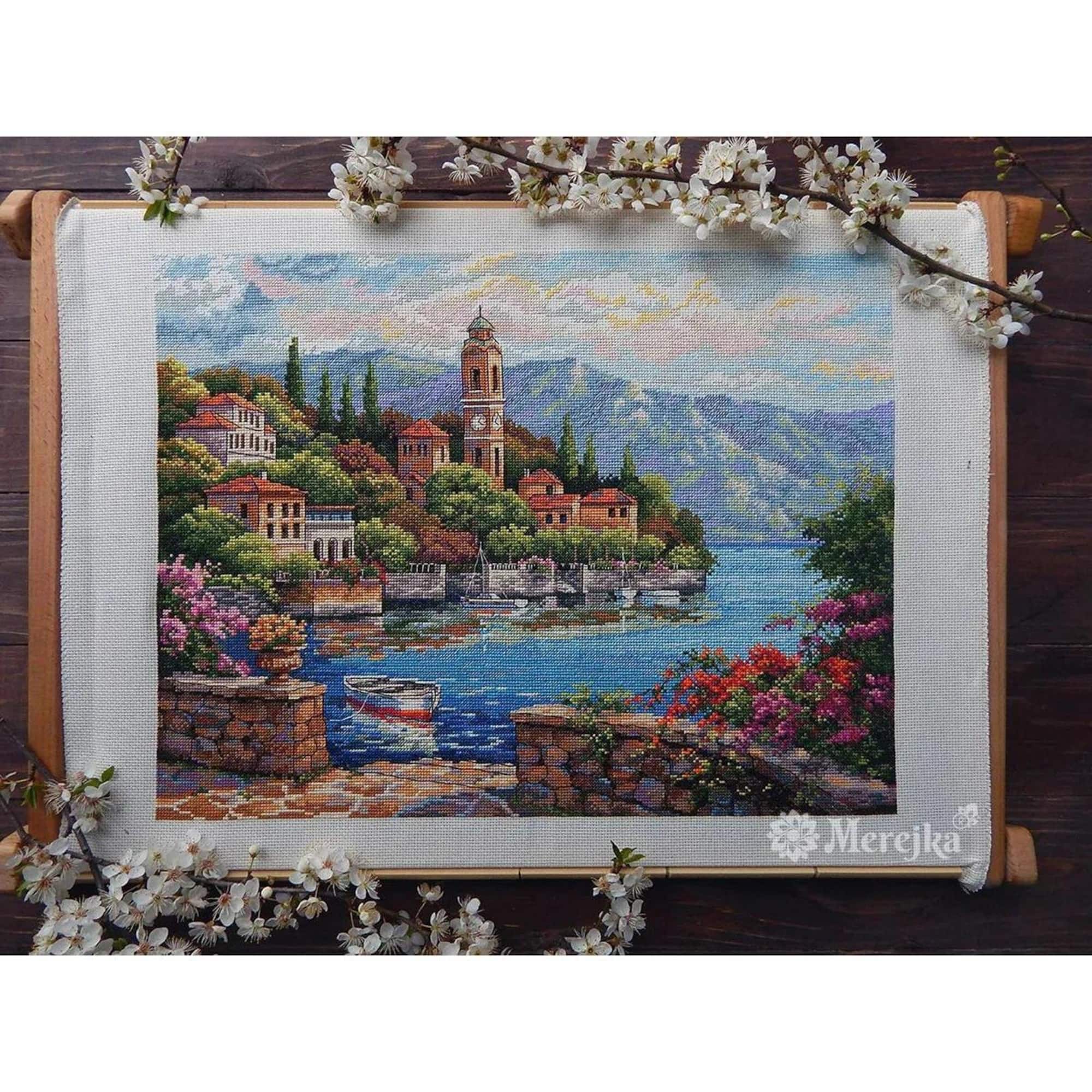 Merejka® Lago di Como Counted Cross Stitch Kit